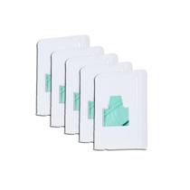 Suporte Para Refil Saquinho Absorvente Trilha Branco Kit 5 Suporte Para Refil Saquinho Absorvente Trilha Branco Kit 5