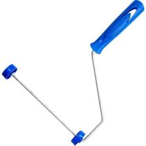 Suporte para Rolo de Pintura 23cm 1301-230 Aco Galvanizado Cabo Plastico Azul Tigre Suporte para Rolo de Pintura 23cm 1301-230 Aco Galvanizado Cabo Plastico Azul Tigre
