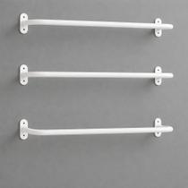 Suporte Para Roupa 70cm Aço Reforçado-3peças Closet/parede Suporte Para Roupa 70cm Aço Reforçado-3peças Closet/parede