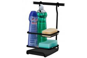 Suporte Para Sabao/Detergente/Esponja Preto Fosco