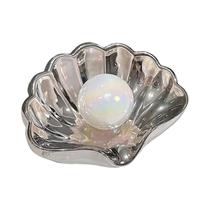 Suporte Para Sabonete Em Forma De Concha De Cerâmica De Cor Sólida Caixa De Armazenamento Para Suporte Para Sabonete Em Forma De Concha De Cerâmica De Cor Sólida Caixa De Armazenamento Para