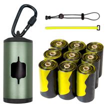 Suporte para sacos de cocô de cachorro SHAOUMAN em alumínio com 135 sacos