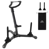 Suporte para saxofone EASTROCK Alto e Tenor com suportes para flauta/clarinete