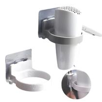 Suporte Para Secador De Cabelo Escova Prancha De Pared Suporte Para Secador De Cabelo Escova Prancha De Pared