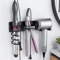Suporte para secador de cabelo Tindbea 3 em 1 organizador de ferramentas de banheiro