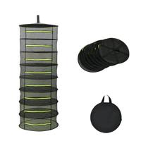 Suporte Para Secagem De Ervas 4/6/8 Camadas Dobrável Com Rede Anti-mosquito Respirável Com Zíper Suporte Para Secagem De Ervas 4/6/8 Camadas Dobrável Com Rede Anti-mosquito Respirável Com Zíper
