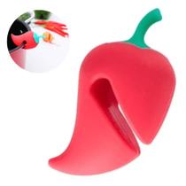 Suporte Para Segurar Tampa Panela Aberta Cozinha Silicone - Clink