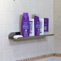 Suporte para Shampoo 50 Cm em Inox Escovado - Sem parafusos - Maxx Diamond