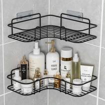 Suporte Para Shampoo Canto De Banheiro Prateleira Organizadora Sem Furar Parede Adesiva