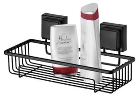 Suporte para shampoo com ventosa - preto fosco Suporte para shampoo com ventosa - preto fosco