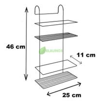 Suporte Para Shampoo Duplo De Box Aramado Aramado Preto Pluglar Suporte Para Shampoo Duplo De Box Aramado Aramado Preto Pluglar