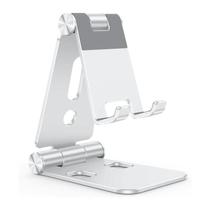 Suporte Para Smartphone Omoton Ajustável Portátil Prata - C4 Suporte Para Smartphone Omoton Ajustável Portátil Prata - C4
