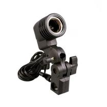 Suporte Para Sombrinha Com Soquete Para Lâmpada Flash Luz E27 Suporte Para Sombrinha Com Soquete Para Lâmpada Flash Luz E27