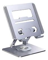 Suporte Para Tablet De Alumínio Ajustável Giratório 360º Universal Até 12" Para Todos Modelos Tablet