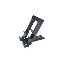 Suporte para tablet e smartphone com suporte para até 7 polegadas em preto