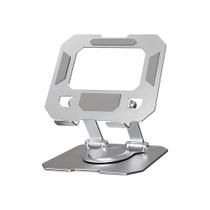 Suporte para Tablet em Aço Ajustável Antiderrapante Rotativa 360º