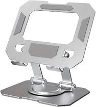 Suporte para Tablet em Aço Metal Portátil Articulado Base Rotativa 360 Ajustável Antiderrapante Suporte para Tablet em Aço Metal Portátil Articulado Base Rotativa 360 Ajustável Antiderrapante
