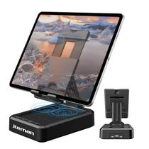 Suporte para Tablet JTEMAN Ajustável com Alto-Falantes Bluetooth Suporte para Tablet JTEMAN Ajustável com Alto-Falantes Bluetooth