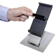 Suporte para tablet, suporte de mesa durável de 7 a 13 polegadas de prata/carvão