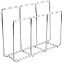 Suporte para Tábuas de Carne Corte Organizador Aramado para Cozinha Cromado Masutti Suporte para Tábuas de Carne Corte Organizador Aramado para Cozinha Cromado Masutti