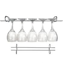 Suporte Para Taças Cromado Aramado Adega Bar Vinho 25cm Suporte Para Taças Cromado Aramado Adega Bar Vinho 25cm