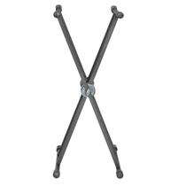 Suporte Para Teclado Duplo Profissional X10D Com Regulagem E Base Antiderrapante