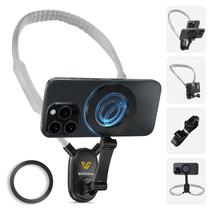 Suporte para telefone de pescoço WeThinkeer 700 mm estendido com alça peitoral