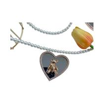 Suporte Para Telefone Em Forma De Urso De Pelúcia Com Espelho De Strass, Almofada Dobrável Para