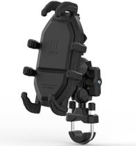 Suporte para telefone para motocicleta Jitehsha, amortecedor de vibrações e anti-roubo