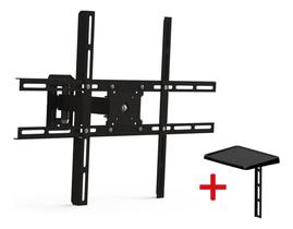Suporte Para Televisão Articulado Parede De 10" Até 85" Suporte DVD Receptor Blu-Ray SBRP430 Brasforma Suporte Para Televisão Articulado Parede De 10" Até 85" Suporte DVD Receptor Blu-Ray SBRP430 Brasforma