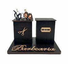 Suporte Para Tesouras Barbearia Descarte Lâmina Mdf Suporte Para Tesouras Barbearia Descarte Lâmina Mdf
