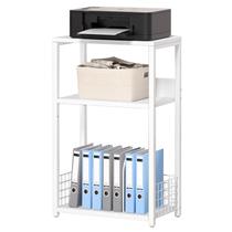 Suporte para toca-discos LELELINKY branco com armazenamento de 100 álbuns