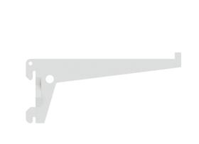 Suporte Para Trilho Simples 50Cm Branco - Brasforma Suporte Para Trilho Simples 50Cm Branco - Brasforma