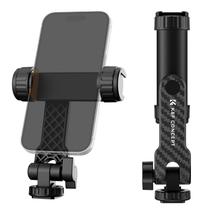 Suporte para tripé para telefone K&F Concept Universal com 2 suportes para sapatos Cold Shoe