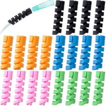 Suporte para Tubo Lekgavd Pacote com 20 Unidades 35 mm PVC 4 Cores Suporte para Tubo Lekgavd Pacote com 20 Unidades 35 mm PVC 4 Cores
