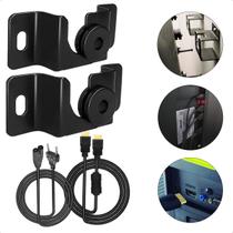 Suporte Para Tv 13 a 70 Polegadas Fixo Parede Painel Monitor Contém Cabo Hdmi 2m e Cabo Tipo 8 Bipolar