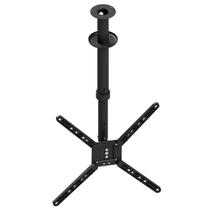 Suporte para tv com perfuracao de teto para tvs de 10 a 65 polegadas com peso atè 30 kg com inclinação - articulado