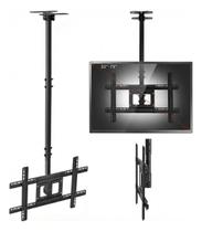 Suporte Para Tv De Teto Giant Articulado E Giratório 32 A 75 Preto Com Pintura Eletrostástica