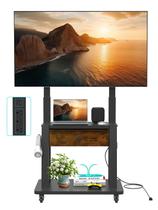 Suporte para TV Hellsehen com Altura Ajustável 32-75" com Tomada Suporte para TV Hellsehen com Altura Ajustável 32-75" com Tomada