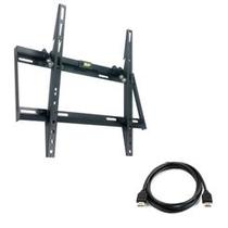 Suporte para tv inclinável de 32 a 55 + cabo hdmi - sbrp414 brasforma