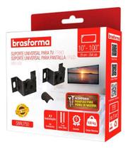 Suporte Para Tv /monitor De 10 Até 100 Preto Brasforma Sbru750