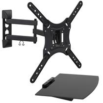 Suporte para TV Mount-It! Full Motion com prateleira para TVs de 23-55"