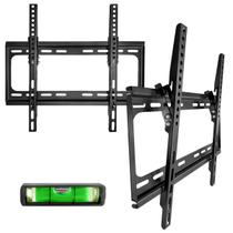 Suporte para TV Parede Fixo 23 a 60 Polegadas Universal até 30 Kg LCD LED Smart VESA 400x400 com Kit de Instalação Incluso
