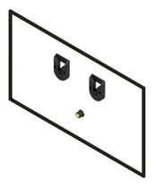 SUPORTE para TV samsung tcl 10' A 85' DE PAREDE FIXO UNIVERSAL