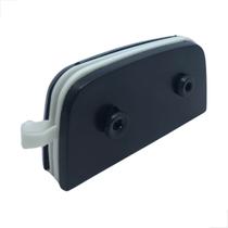 Suporte Para União De Dois Vidros Com Miolo 1306 Preto