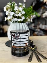 Suporte para Utensílios e Talheres - Preto Fosco