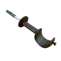 Suporte Para Varão De Cortina Várias Cores Unidade de Alumínio 28mm - 2 Un