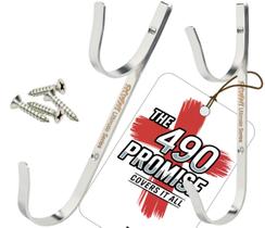 Suporte para Varas de Piscina ProTuff 490 Kit com 2 Peças em Aço Inoxidável Suporte para Varas de Piscina ProTuff 490 Kit com 2 Peças em Aço Inoxidável