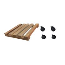 Suporte para vaso 29cm + rodizios Suporte para vaso 29cm + rodizios