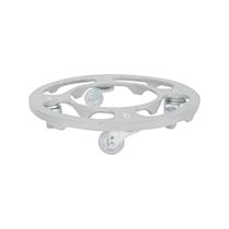 Suporte Para Vaso 30cm em Alumínio Com Rodízio Silicone Em Gel Até 135kg
